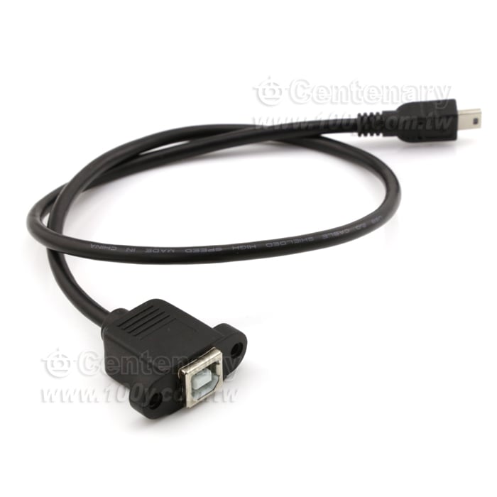 Mini usb公轉打印母帶耳朵線 50CM - 118773 產品圖片