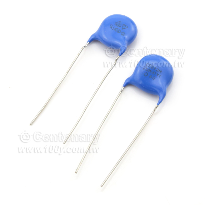 Y1安規電容2.2nF  400V   ±20% - 119004 產品圖片