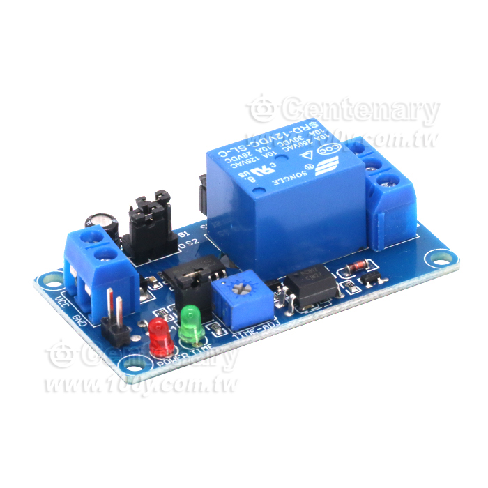 12V 常開觸發型延時繼電器模塊 - 119303 產品圖片