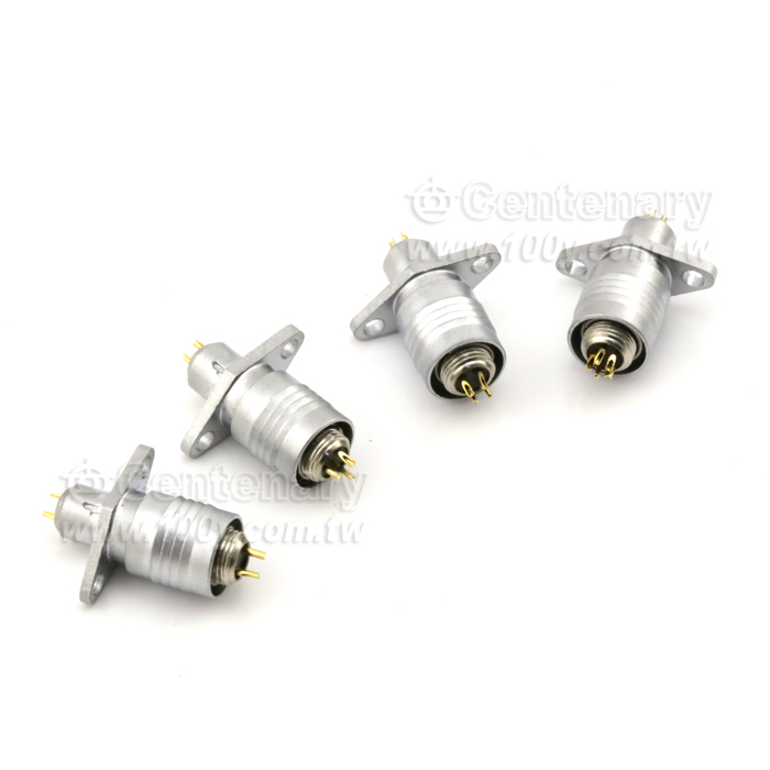Push-pull Nickle Plated Industial Circular Connector - 119130 Product Image