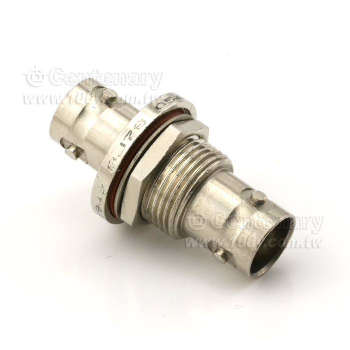 Trompeter Twinaxial/ Triaxial Bulkhead Jack TRB Jack to Jack 3-Lug Female to Female Non-insulated Feedthru Hermetically Sealed - 119423 Product Image