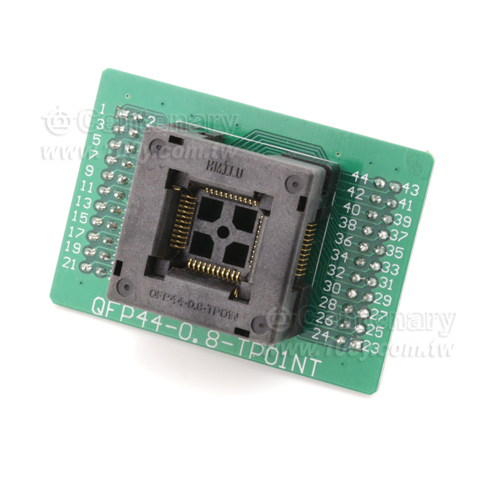 QFP 0.8mm Test Socket OTQ-44-0.8-14 - 119259 Product Image