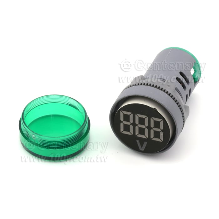 帶電壓指示的信號燈-測量範圍AC50-500V 黃色 - 119518 產品圖片