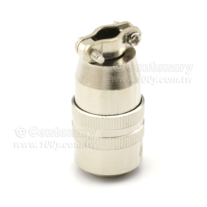 Push-pull nickel plated circular plug - 129506 Product Image