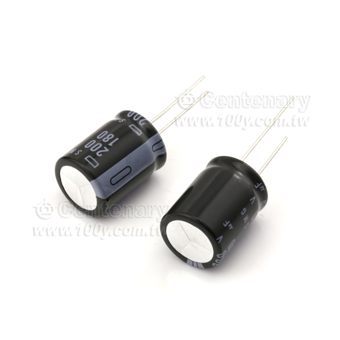 NIPPON_NCC-200V/180UF Large Can Capacitor(RoHS)-(SNAP-IN TYPE) - 120580 Product Image