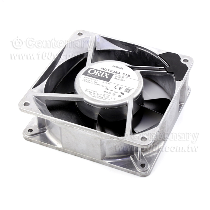 AC220V軸流風扇 119*119*38mm 0.1A - 120325 產品圖片
