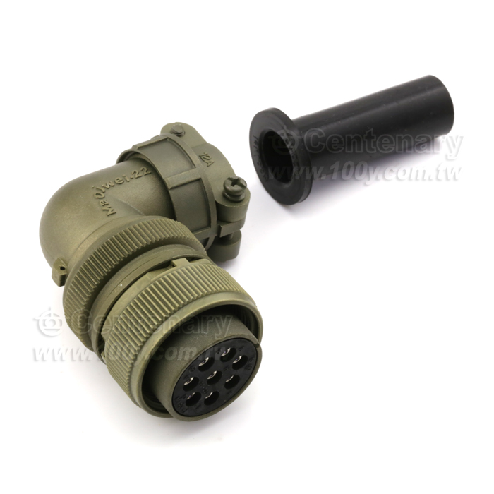 90° Angle Connector+Cable Strain Relief Clamp - 120730 Product Image