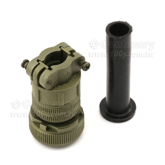 Straight Plug+Cable Strain Relief Clamp - 120564 Product Image