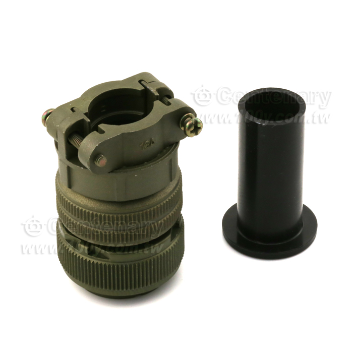 Straight Plug+Cable Strain Relief Clamp - 120742 Product Image