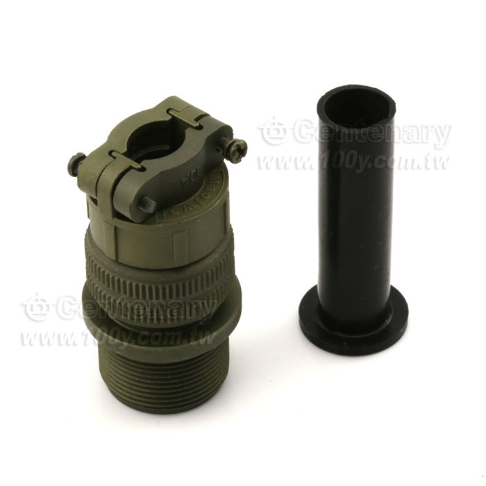Straight Plug+Cable Strain Relief Clamp - 120608 Product Image