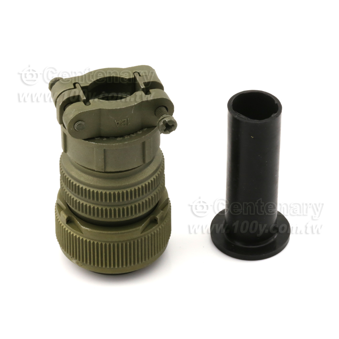 Straight Plug+Cable Strain Relief Clamp - 120718 Product Image