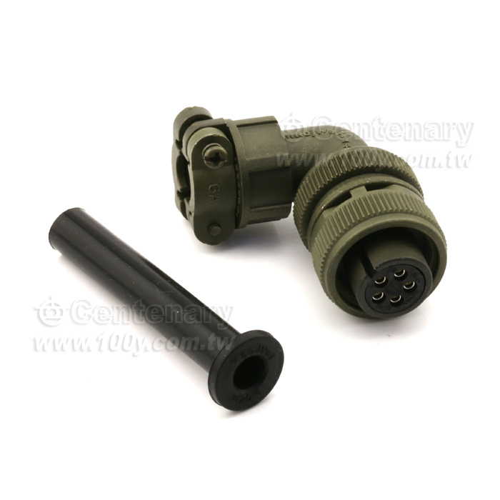 5P母端90度彎管接頭+電纜夾 - 120562 產品圖片