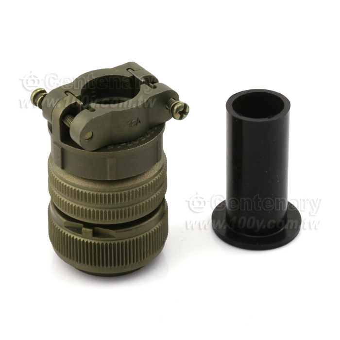 Straight Plug+Cable Strain Relief Clamp - 120743 Product Image
