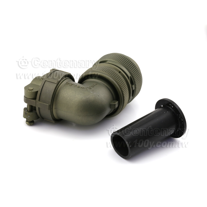 24P公端彎管接頭+電纜夾 - 120750 產品圖片