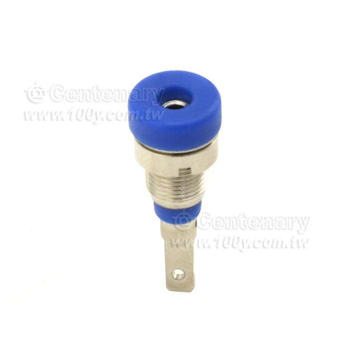 2mm Yellow Dr. Terminal / Nickel Plated - 121183 Product Image