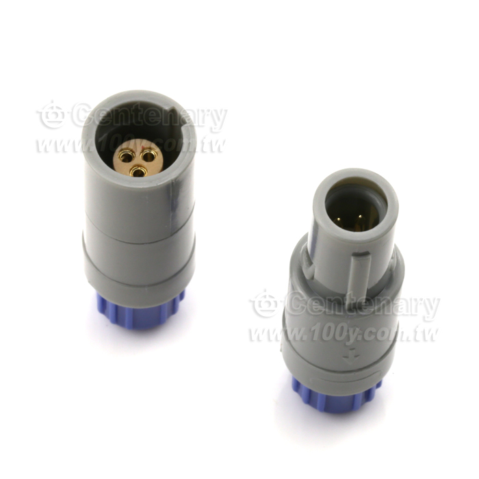 Circular Push-Pull Self Locking Plastic Connector - 121419 Product Image