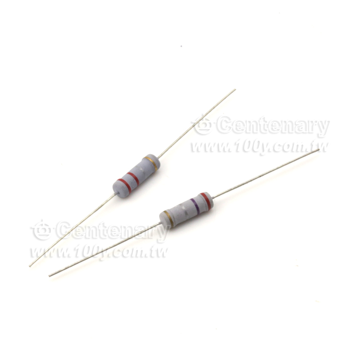 1W metal film resistor - 122393 Product Image
