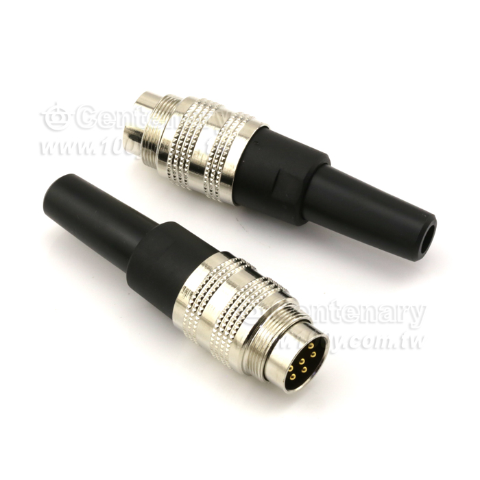 M16-4P公頭傳感器防水連接器 (出線口6-8mm) - 122033 產品圖片