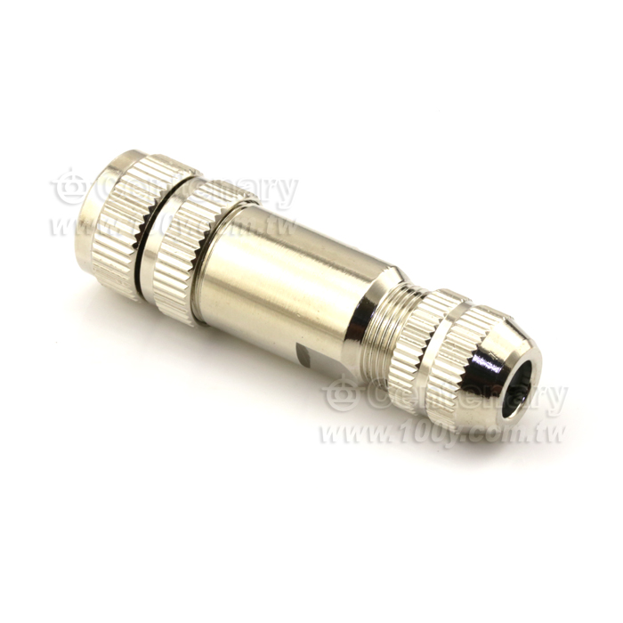 M8 Female Cable Connector, Shieldable, Screw Termination - 122008 Product Image