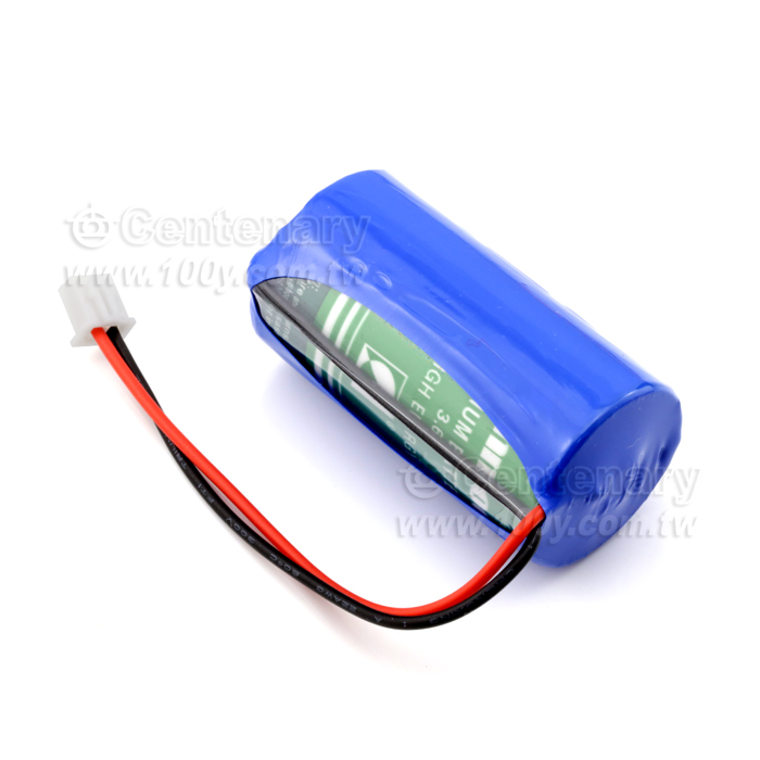 3.6V 8500mAh  鋰-亞硫酸氯電池 帶白插頭 - 120192 產品圖片