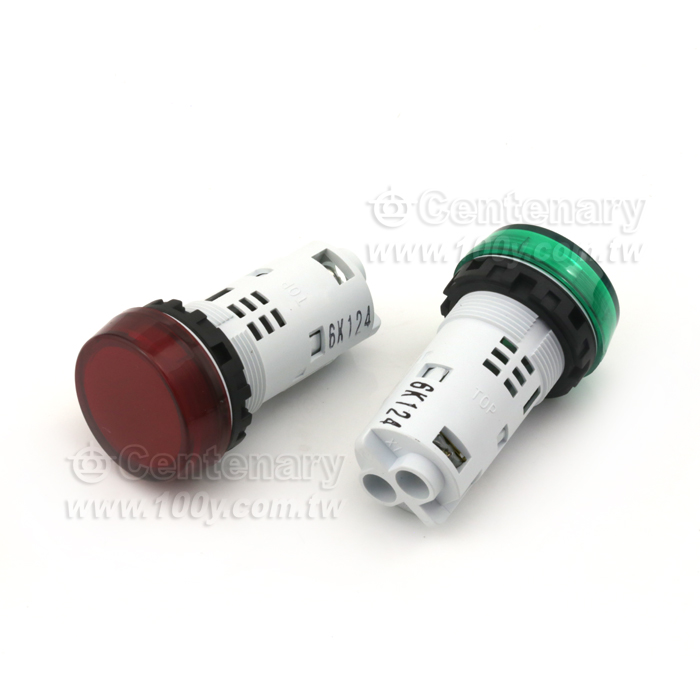 平頭指示燈 白色 24V - 122740 產品圖片