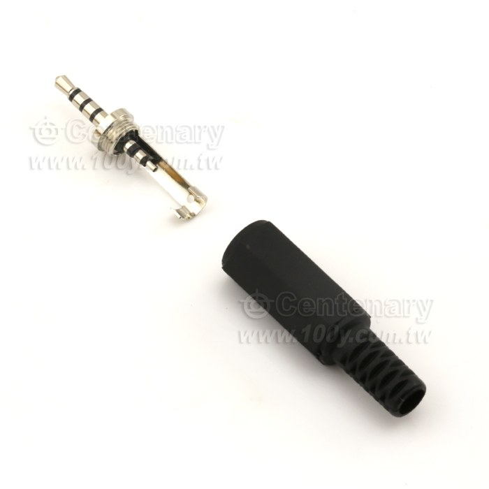 2.5 Stereo Plug With Cable Clamp - 13735 Product Image