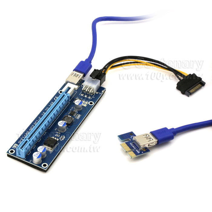 PCI-E-1X 轉16X - 123690 Product Image