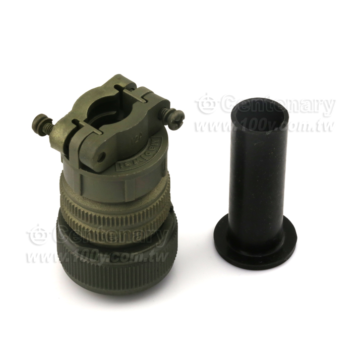 Straight Plug+Cable Strain Relief Clamp - 120729 Product Image