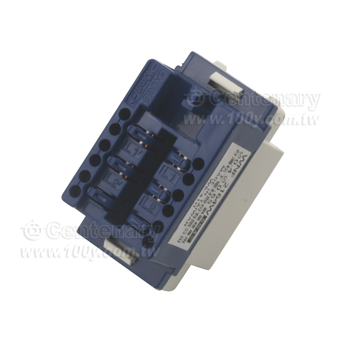 埋入式電話插座 6P4C - 124471 產品圖片