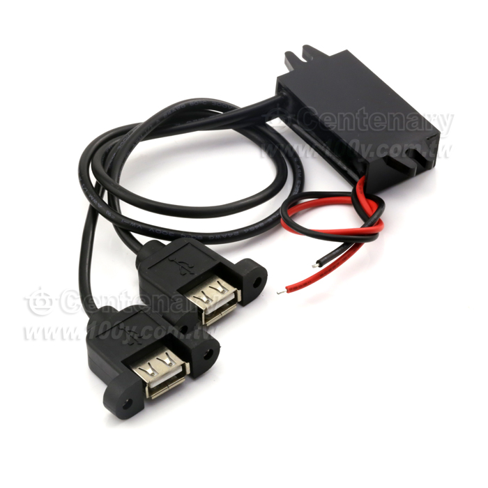 降壓模塊 12V轉5V/3A帶雙USB 帶耳朵 - 121256 產品圖片