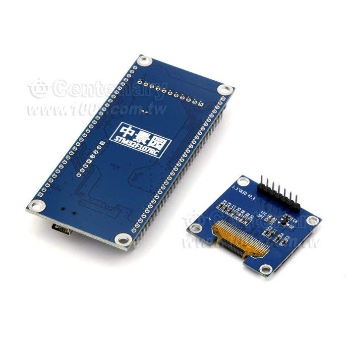 STM32F107RC核心板+1.3寸OLED顯示屏 - 123936 產品圖片