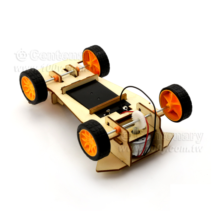 DIY玩具科技小製作木板兩驅車 - 121567 產品圖片