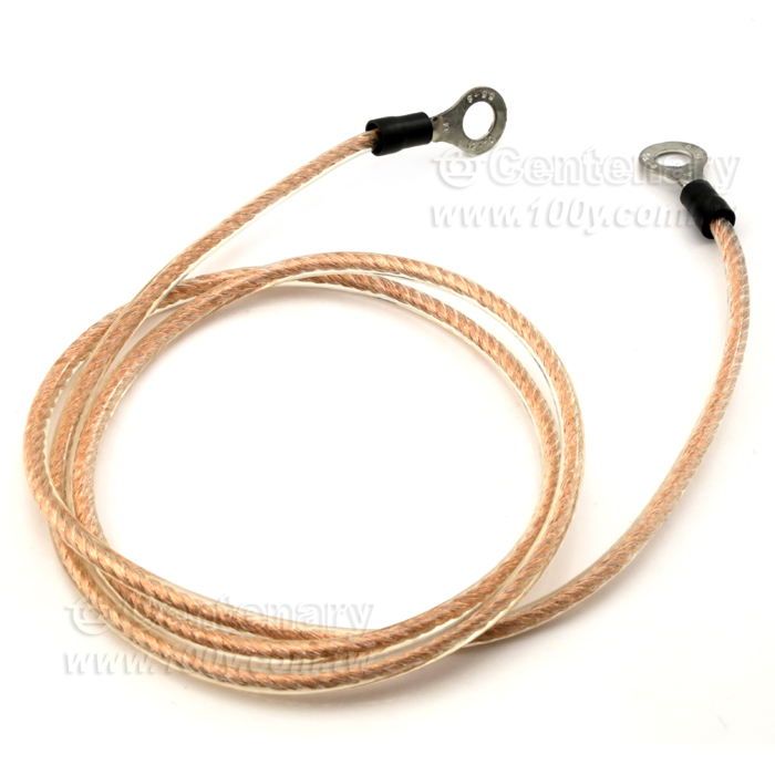 8mm圓形插片轉4mm插孔銅鼻子測試線 2.5平方 1M  13A/3KV - 125368 產品圖片