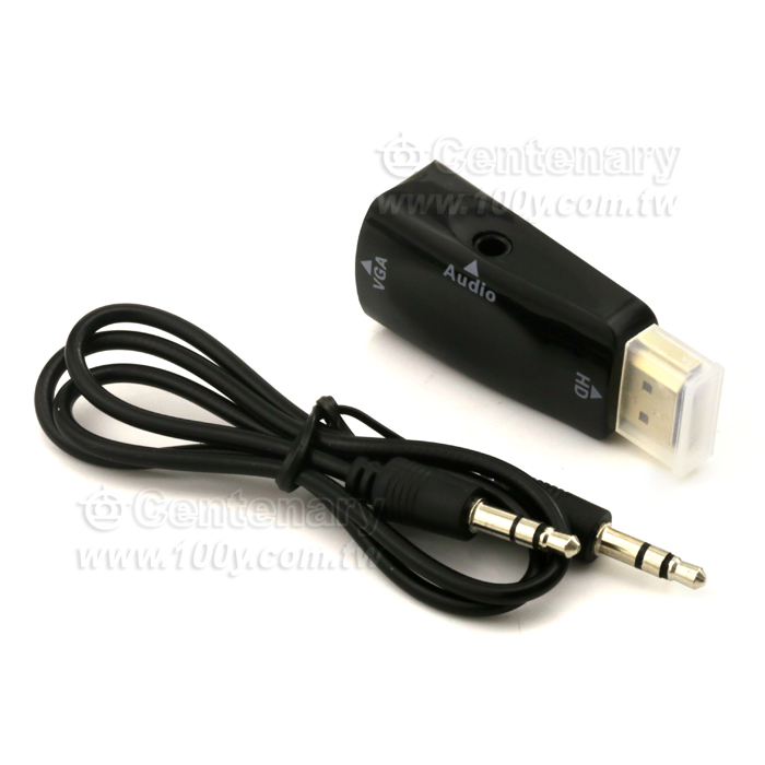 HDMI TO VGA轉接頭帶音頻 - 125305 產品圖片