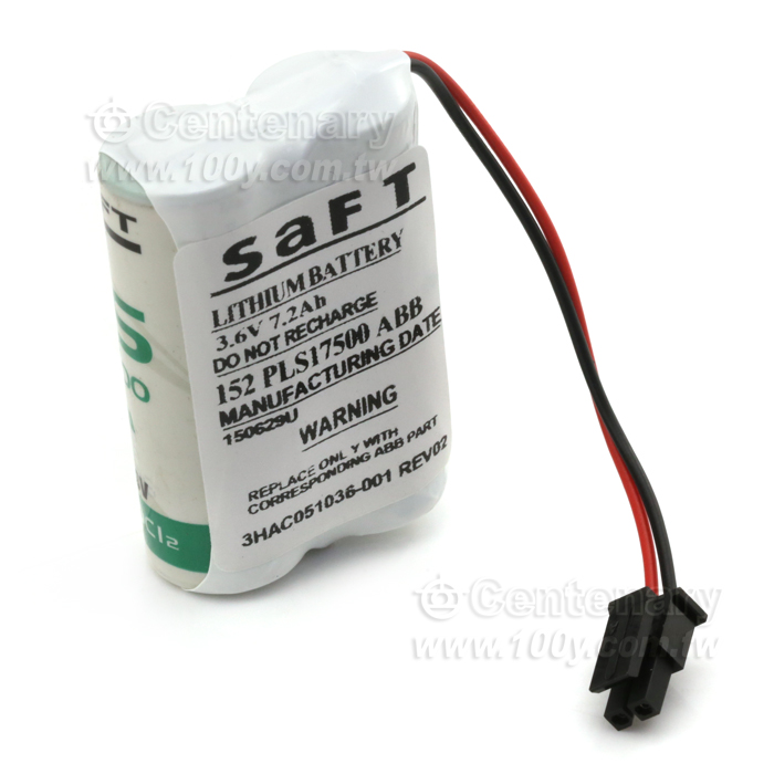 SAFT_ABB機器人電池7.2Ah/3.6V - 125620 產品圖片