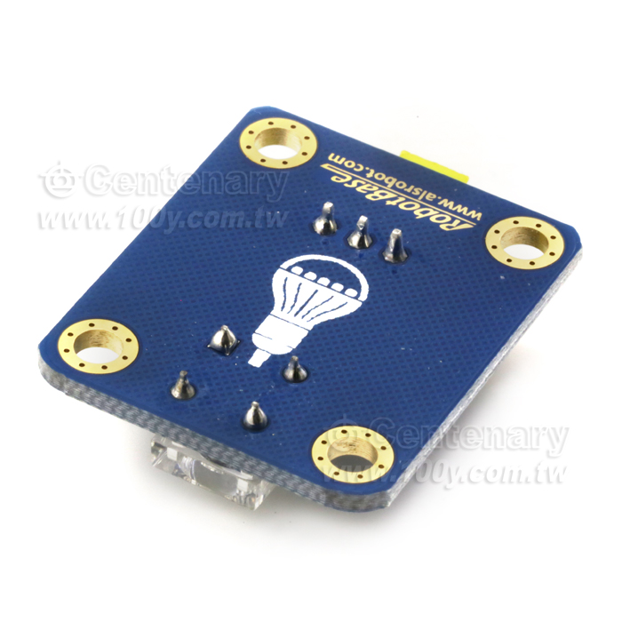兼容Arduino LED發光模塊 食人魚燈傳感器白光 3.3V/20mA - 125657 產品圖片