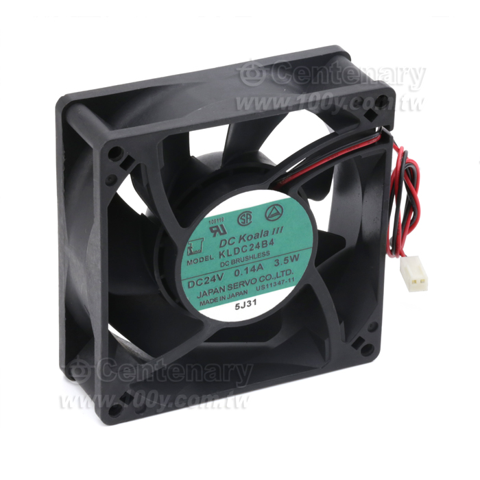 DC 24V 0.14A 3.5W( 9.3*9.3*3.3 cm)(孔位約8.4cm*8.4cm) - 125944 產品圖片