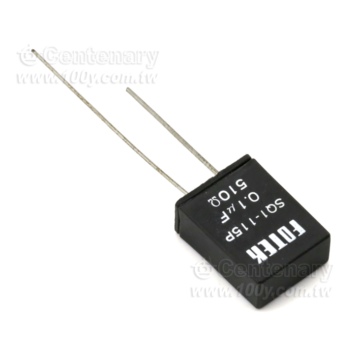 單相火花消除器 0.1uF 510ohm 250VAC - 118729 產品圖片