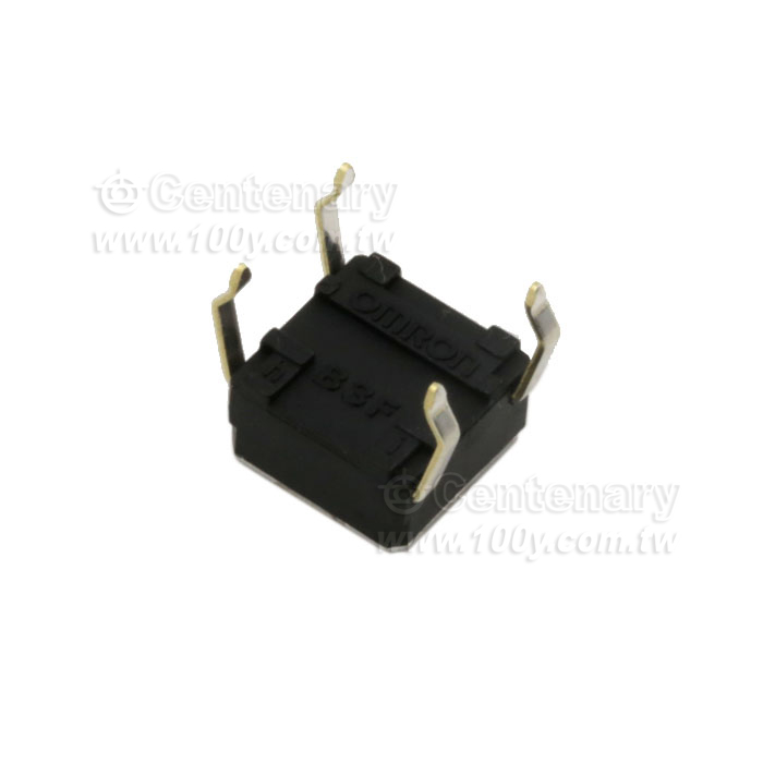 觸動開關 SPST-NO 6*6*4.3mm 1.47N  塞：黃色 - 126144 產品圖片