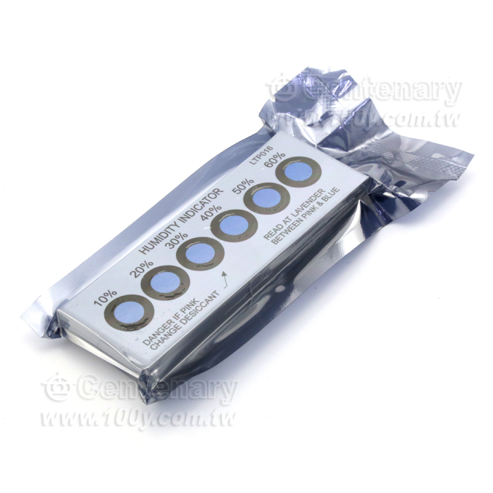 10%-60%-6點藍色濕度卡 環保有鈷濕度指示卡 藍變粉 - 126052 產品圖片