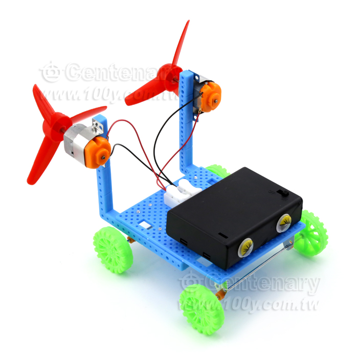 雙螺旋漿風力車模型 - 126231 產品圖片