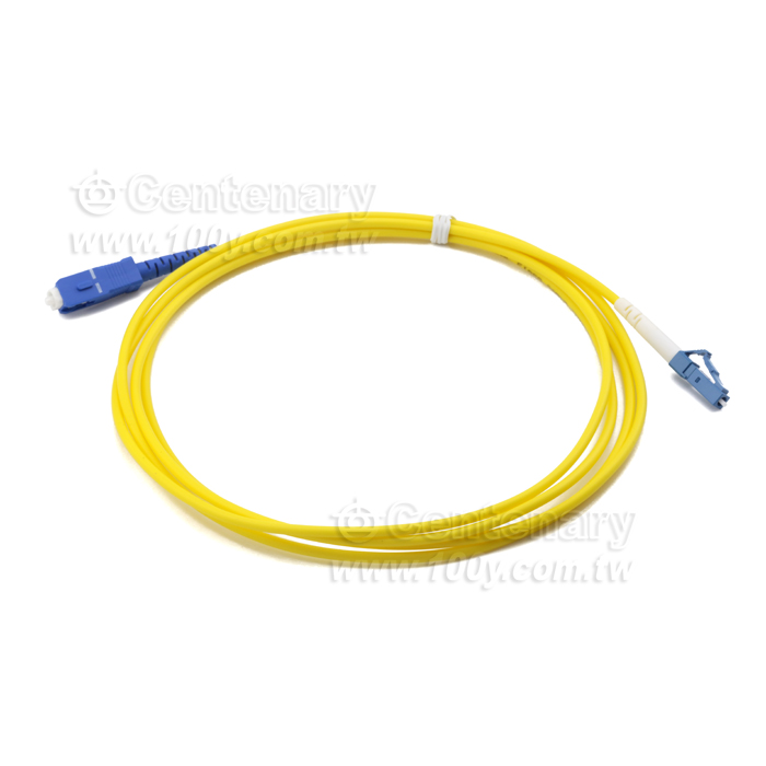 LC/UPC-SC/UPC 單模單芯 光纖跳線9/125um 5M - 129693 產品圖片