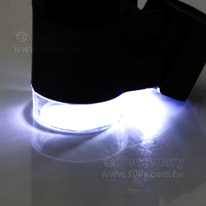 9882A 50倍LED 帶紫光驗鈔 便攜式放大鏡 - 125535 產品圖片