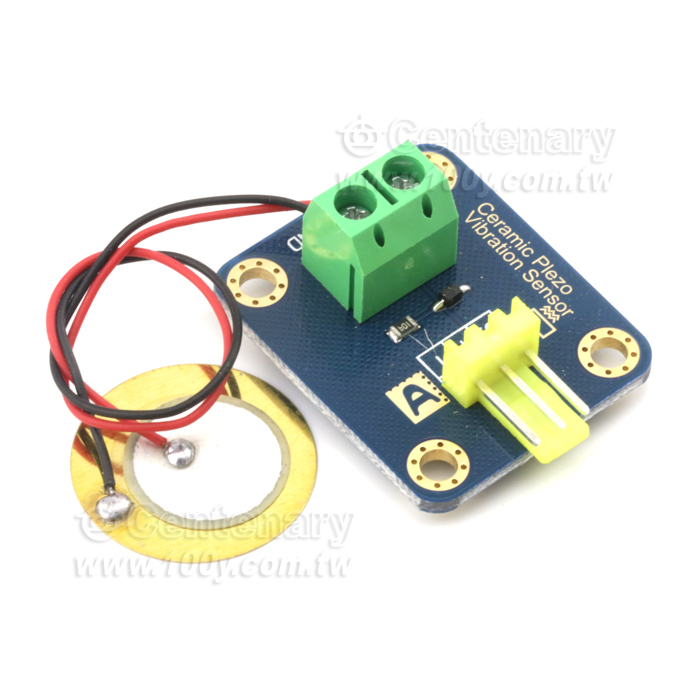 兼容Arduino 模擬壓電 陶瓷震動傳感器 - 126773 產品圖片