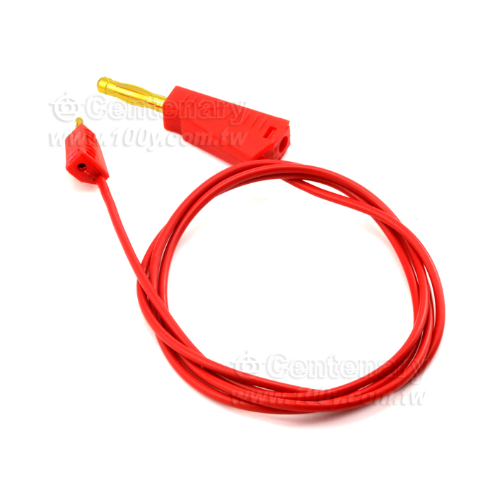 紅色香蕉頭測試線 75cm 10A50V 【ROHS】 - 62195 產品圖片