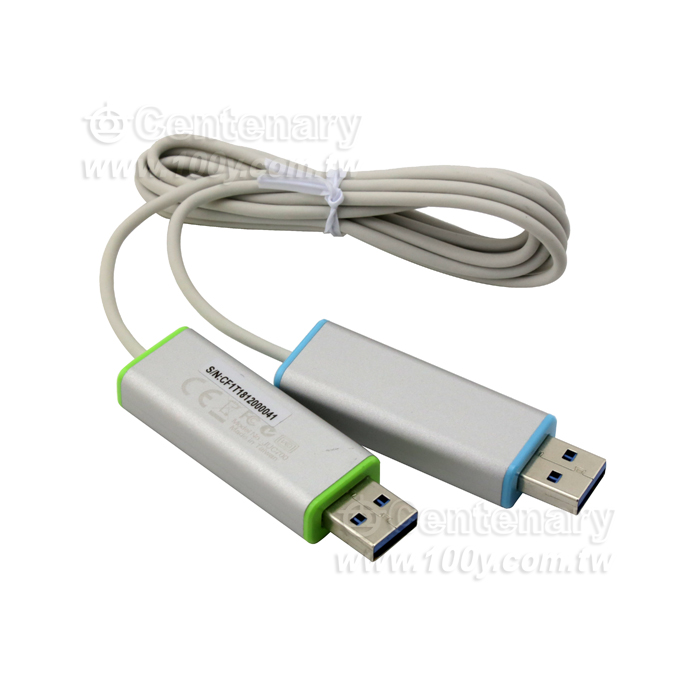 USB 3.0 雙電腦螢幕分享&檔案傳輸線 Wormhole Switch DSS - 126742 產品圖片