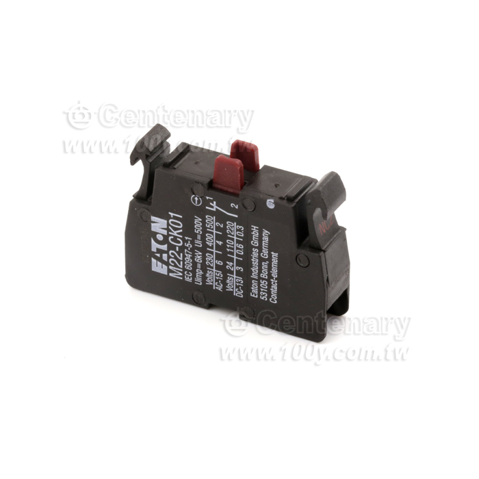 EATON_伊頓輔助觸點(用于M22) 常閉 卡簧式插接 - 126923 產品圖片