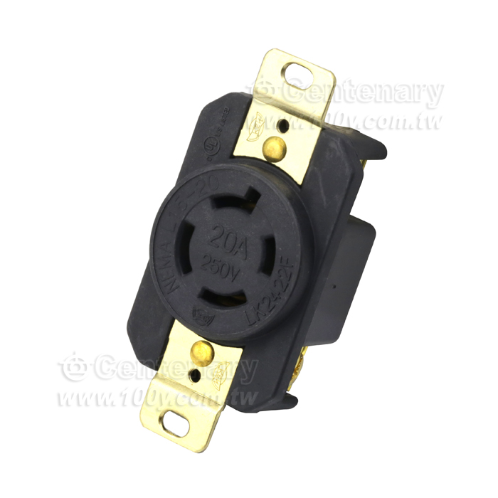 NEMA L15-20R Locking Receptacle - 108659 Product Image