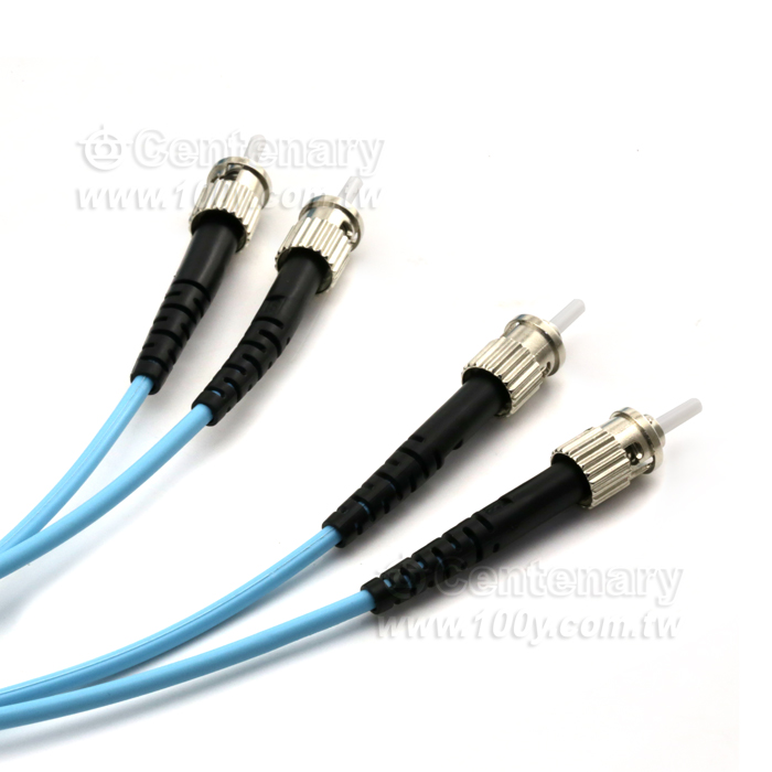 ST/PC-ST/PC 多模雙芯光纖跳線 5M  OM3 - 127677 產品圖片