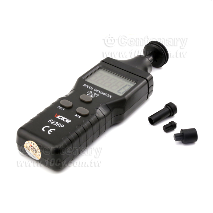 轉速表光電接觸兩用 光電2.5-99999rpm(轉/分/接觸0.5-19999rpm 6MHZ - 126684 產品圖片